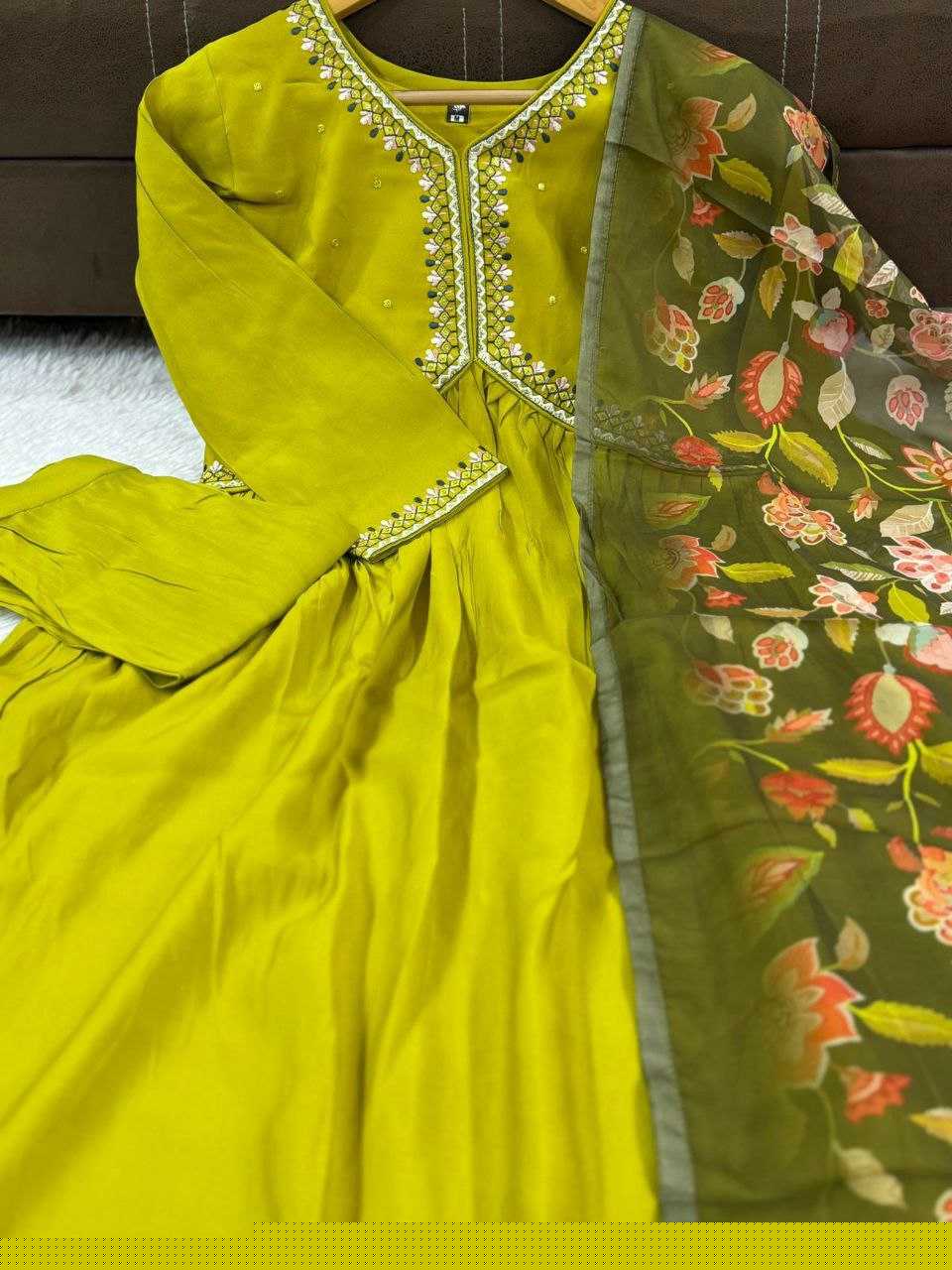 Viscose Chanderi Kurti - MYLUXURY LANE ENTERPRISE